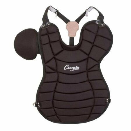 CHAMPION SPORTS Adult Chest Protector, Black 3129